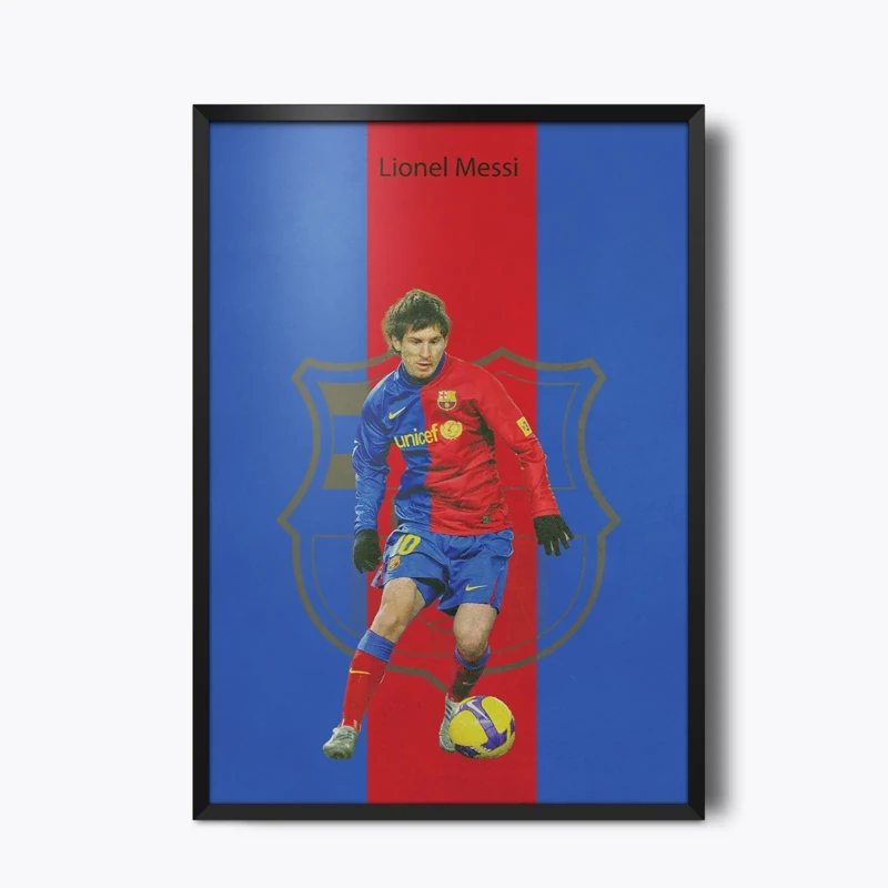 تابلو رترو Lionel Messi(لیونل مسی)