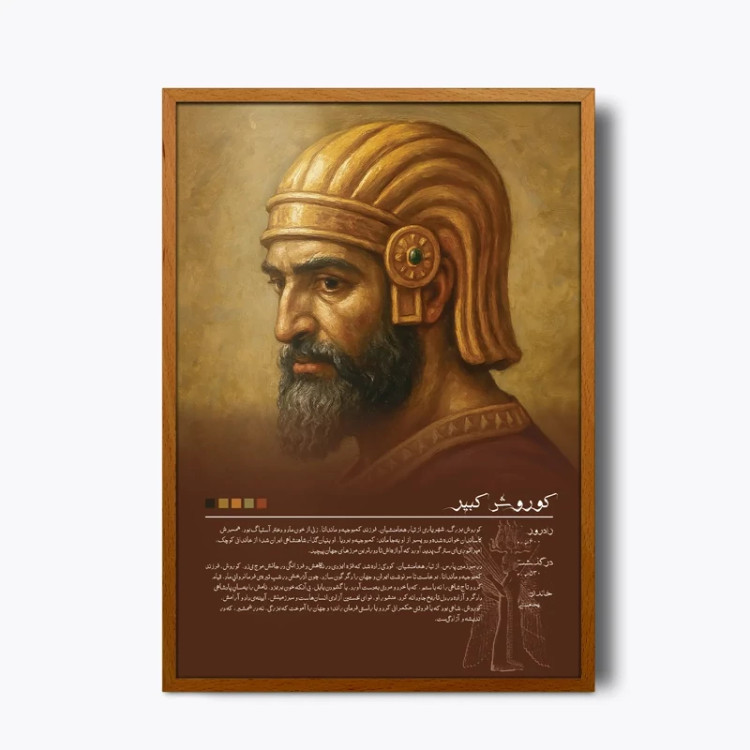 تابلو شخصیت Cyrus the Great(کوروش بزرگ)