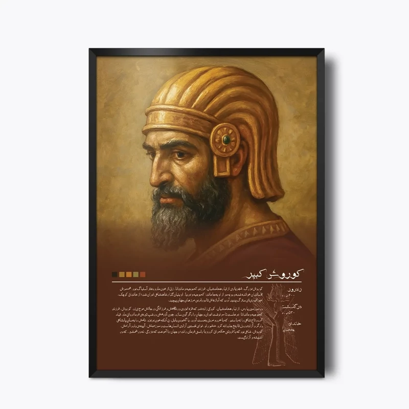 تابلو شخصیت Cyrus the Great(کوروش بزرگ)