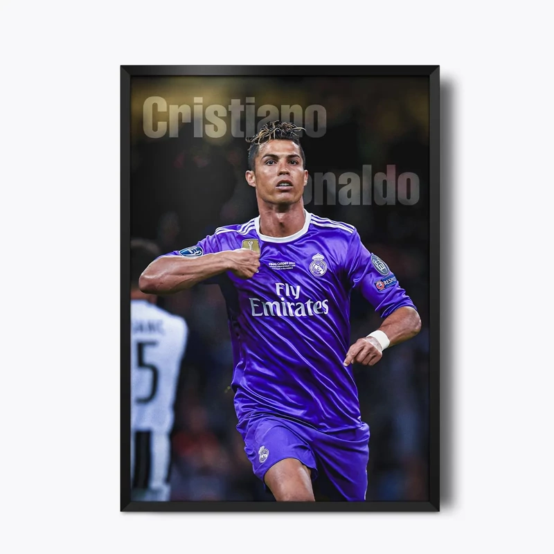 تابلو فوتو فریم Cristiano Ronaldo(کریستیانو رونالدو) طرح 1