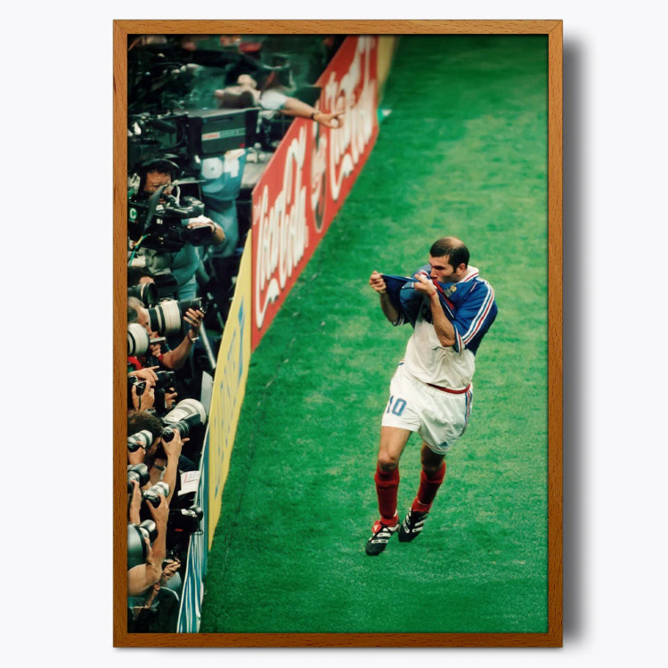 تابلو شخصیت Zinedine Zidane(زینالدین زیدان) T34