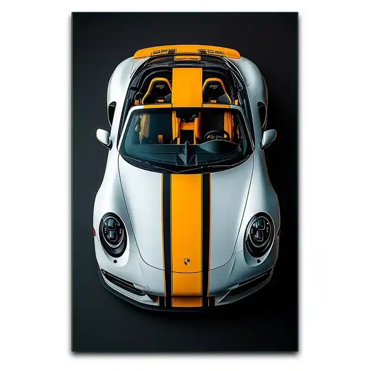 تابلو پورشه 911 GT3 نارنجی