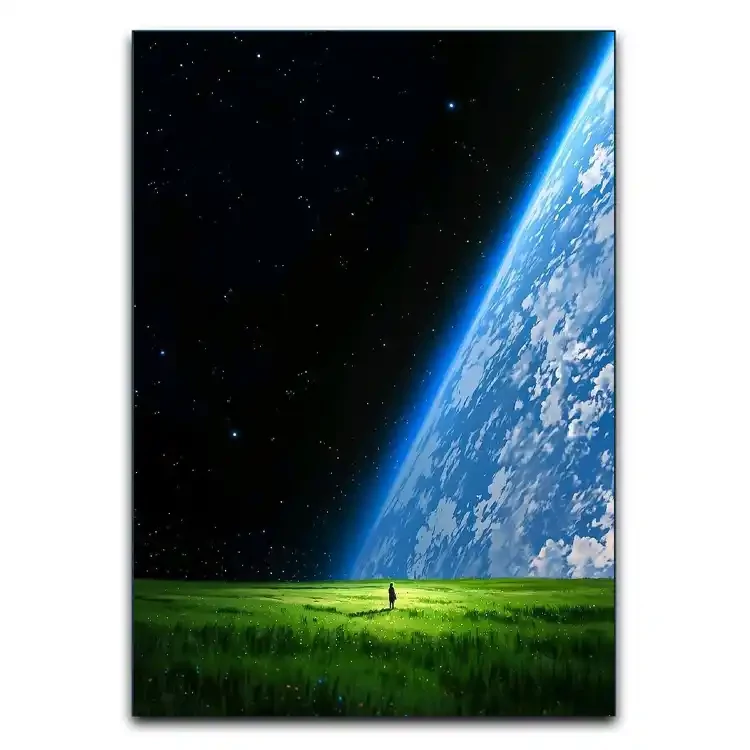 تابلوشاسی دنیای قاب مدل سورئال خلع و زمین