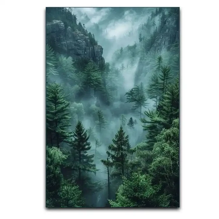 تابلو طبیعت سرسبز