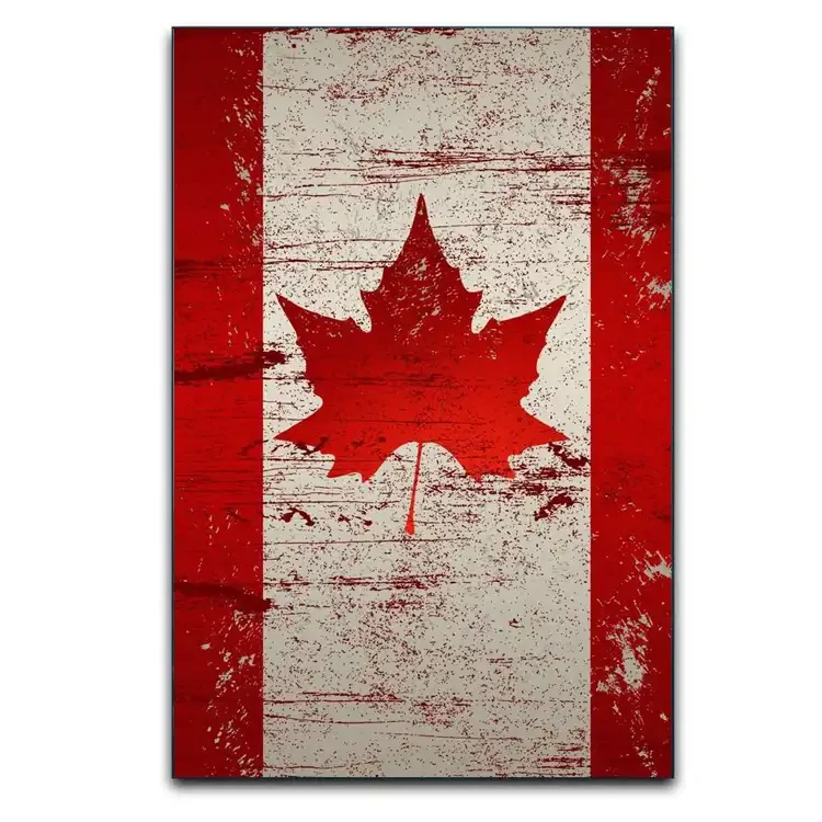 تابلو طرح پرچم کانادا canada