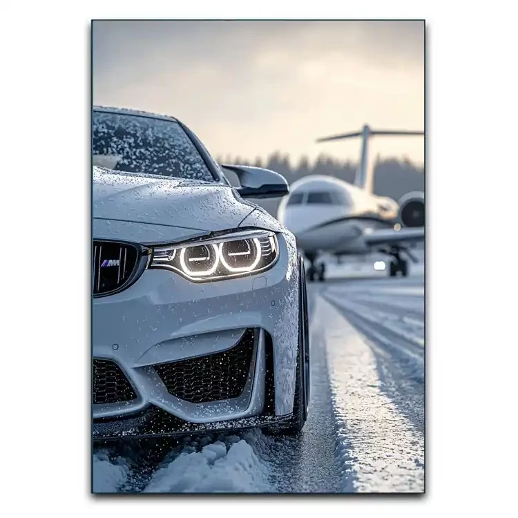تابلوشاسی دنیای قاب مدل لاکچری BMW و هواپیما