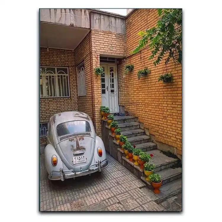 تابلوشاسی دنیای قاب مدل نوستالژیک خانه ایرانی