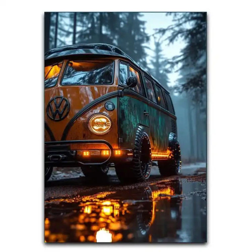 تابلوشاسی دنیای قاب مدل ون فولکس Volkswagen