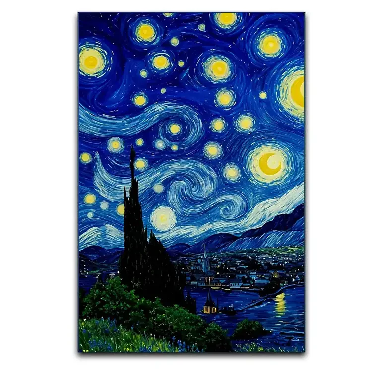 تابلو شب پر ستاره ونگوگ
