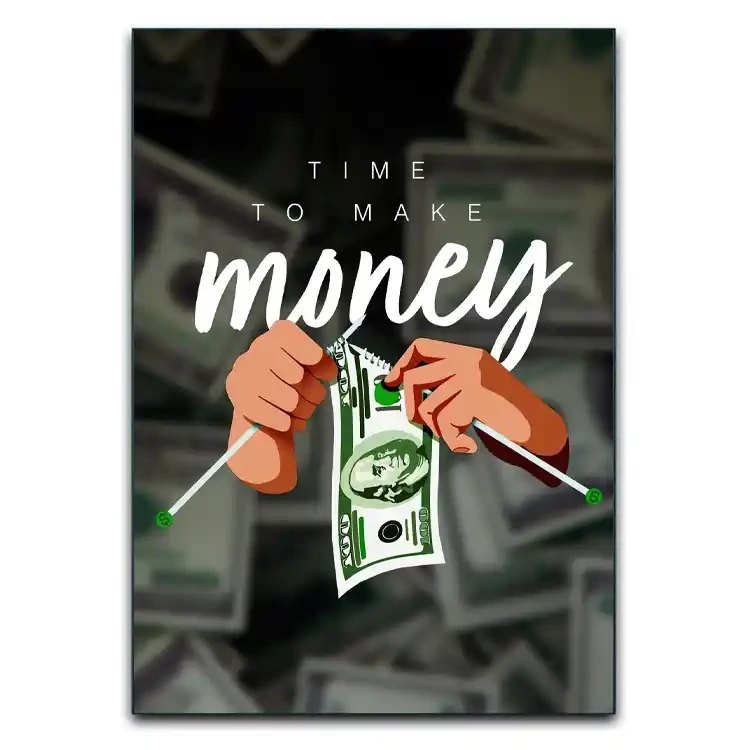 تابلوشاسی دنیای قاب مدل پول Money