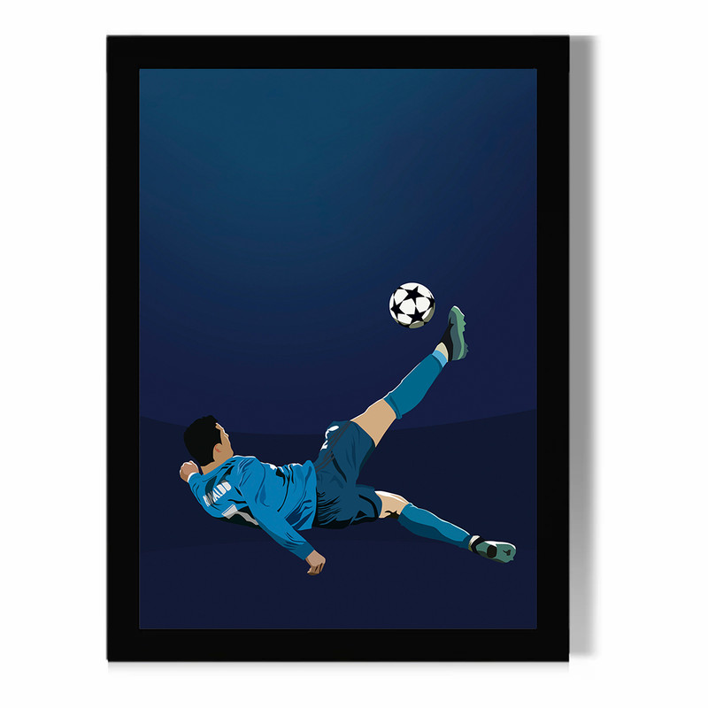 تابلو مدل دیواری طرح رونالدو Ronaldo کد FD433