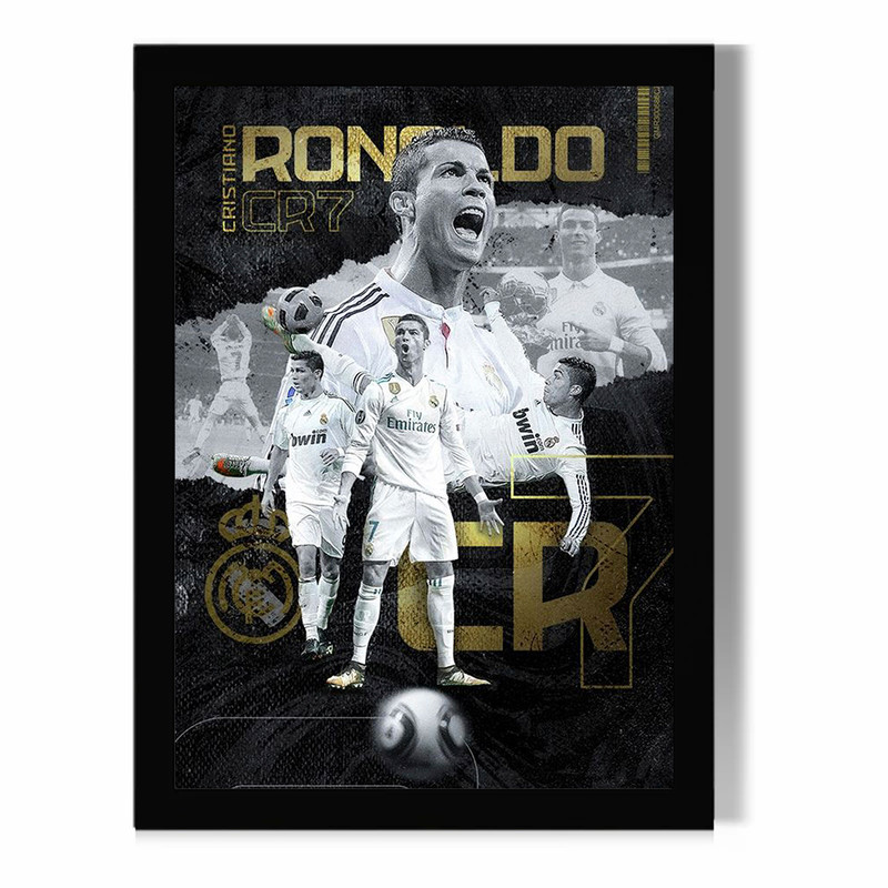 تابلو مدل دیواری طرح رونالدو Ronaldo کد FD438