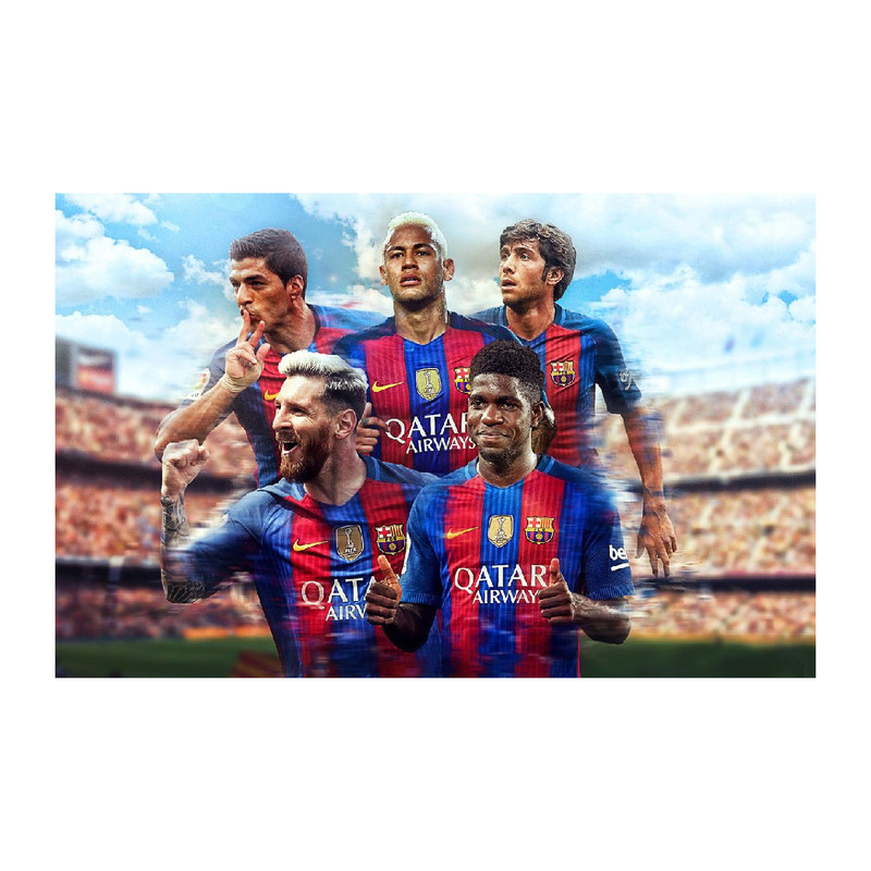 تابلو شاسی مدل تیم بارسلونا کد Bar31