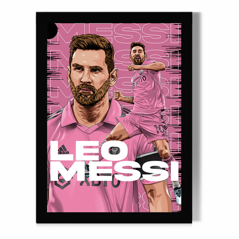 تابلو مدل دیواری طرح مسی Messi کد FD505