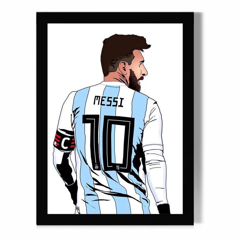 تابلو مدل دیواری طرح مسی Messi کد FD510
