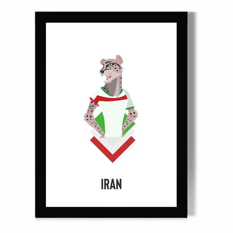 تابلو مدل دیواری طرح تیم ملی ایران کد FD550