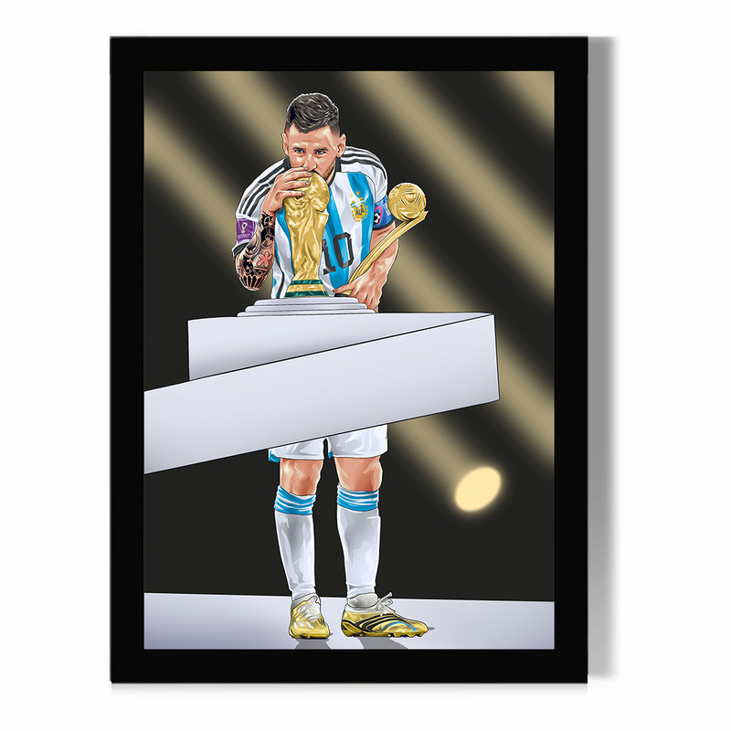 تابلو مدل دیواری طرح مسی Messi کد FD491