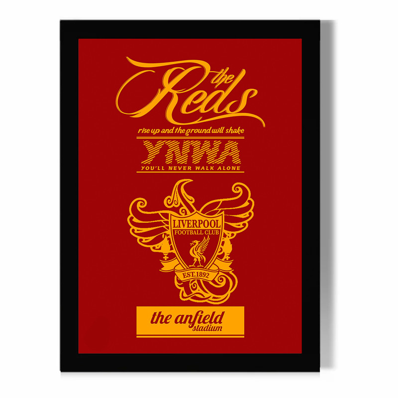 تابلو مدل دیواری طرح لیورپول | Liverpool کد FD540