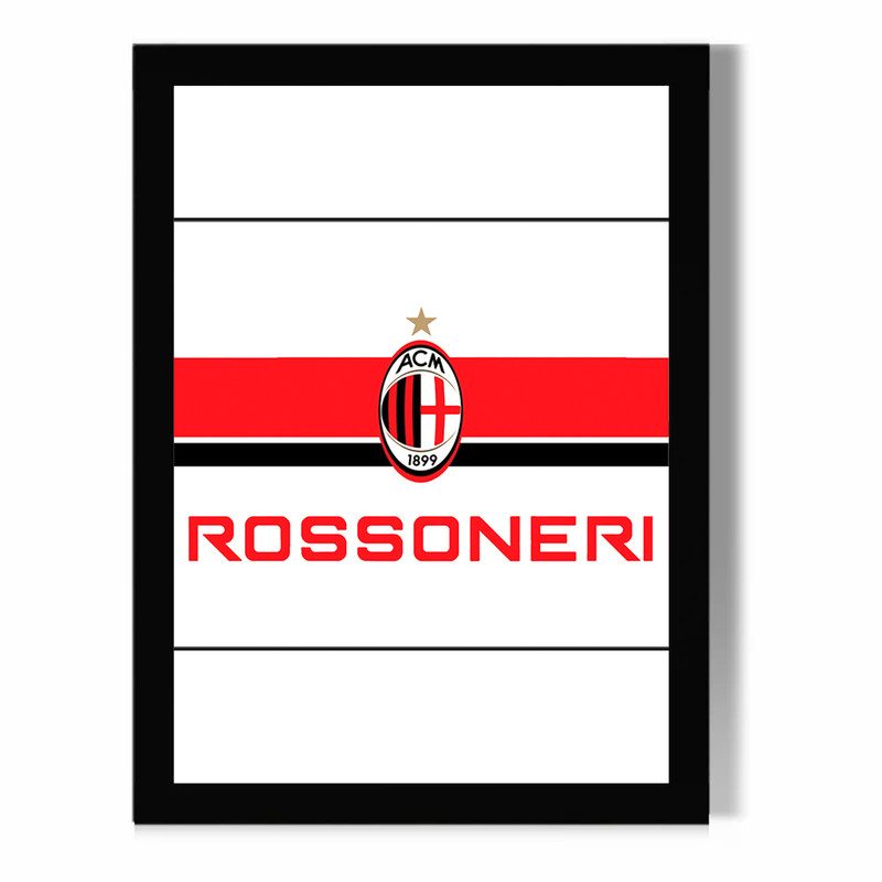 تابلو مدل دیواری طرح آث میلان AC Milan کد FD580