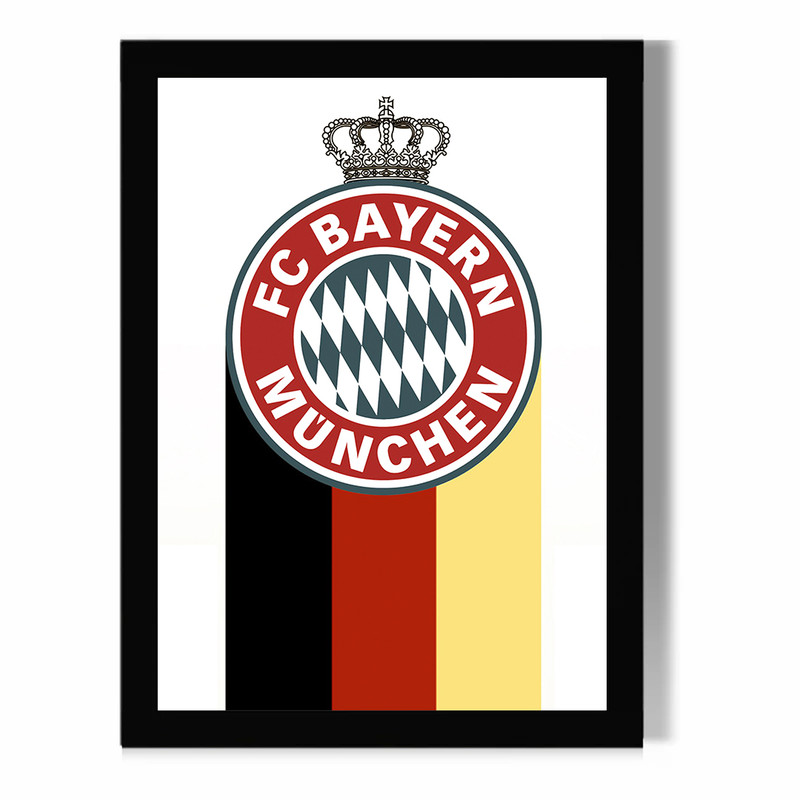 تابلو مدل دیواری طرح بایرن مونیخ Bayern Munich کد FD525