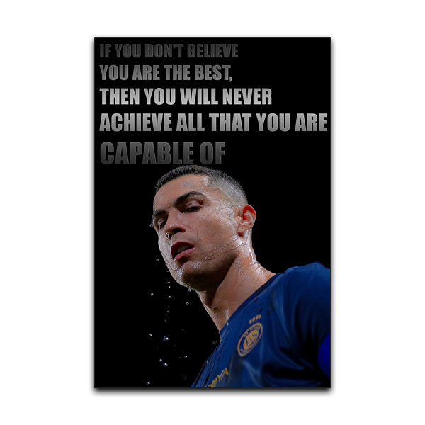 تابلو شاسی دنیای قاب مدل کریستیانو رونالدو طرح CR7 Ronaldo کد LOOK52