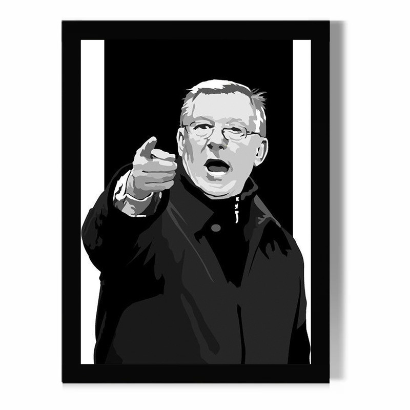 تابلو مدل دیواری طرح الکس فرگوسن | Alex Ferguson کد FD558
