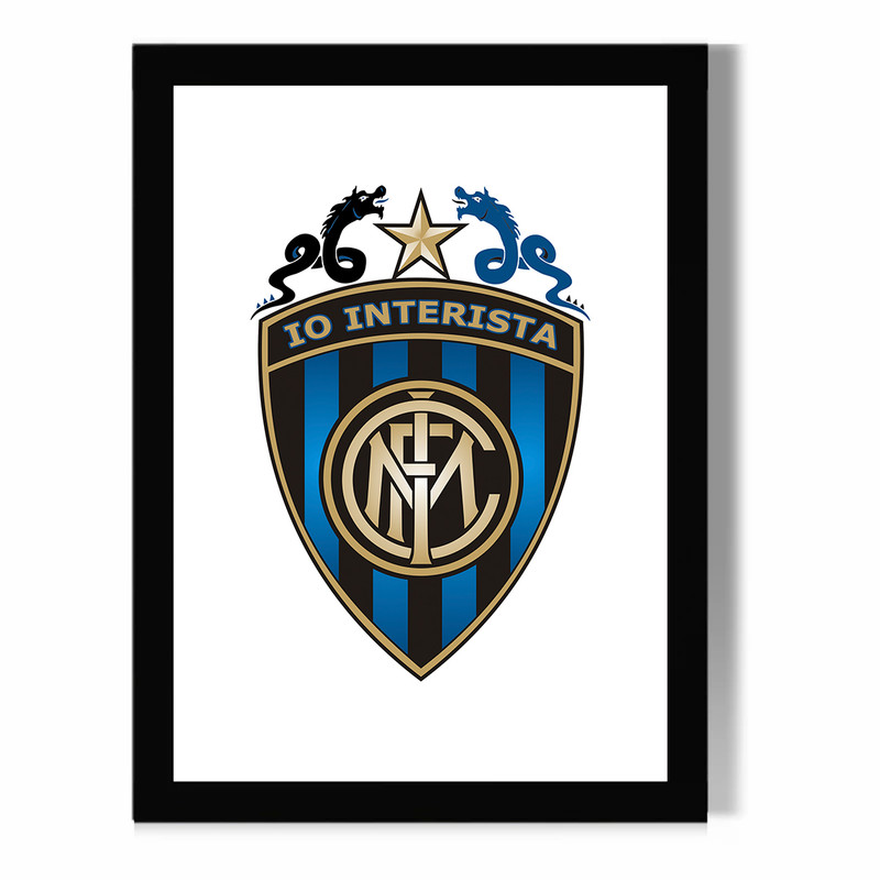 تابلو مدل دیواری طرح اینتر میلان Inter Milan کد FD582