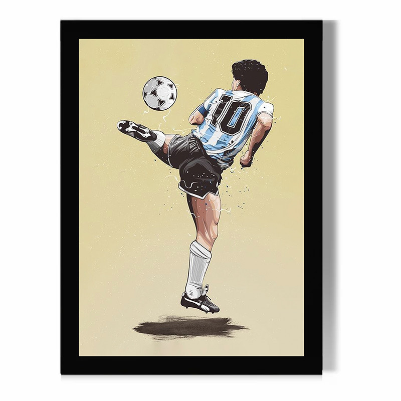 تابلو مدل دیواری طرح دیگو مارادونا Diego Maradona کد FD475