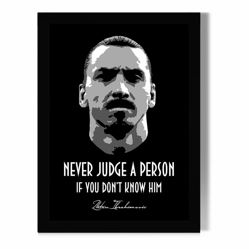 تابلو مدل دیواری طرح زلاتان ابراهیموویچ Zlatan Ibrahimović کد FD472