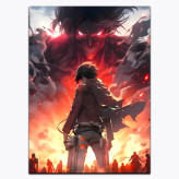 متال پوستر انیمه Attack on Titan