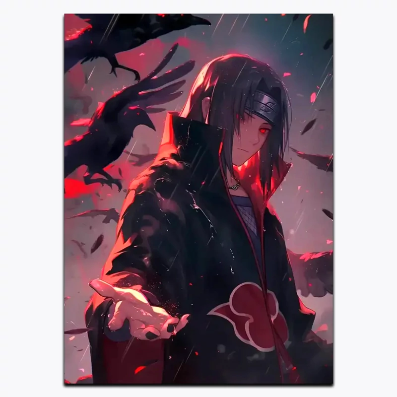 متال پوستر انیمه Naruto طرح شخصیت Itachi