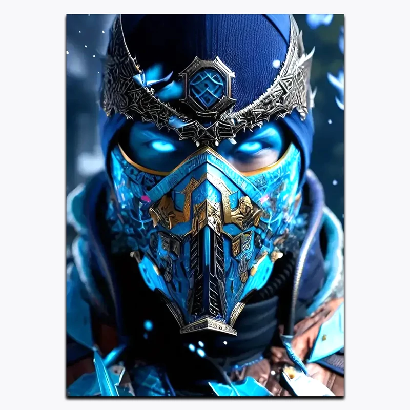 متال پوستر بازی Mortal Kombat شخصیت Sub Zero