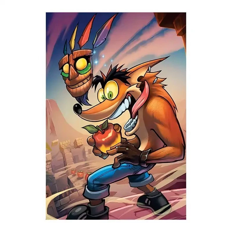 متال پوستر(براق)-طرح crash  -کد01-سایزA4
