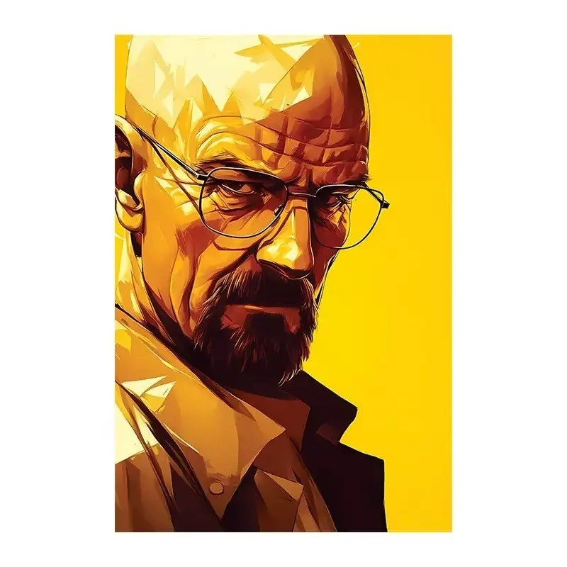 متال پوستر(براق)-طرحbreaking bad -کد01-سایزA4