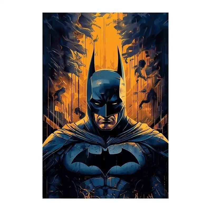 متال پوستر(براق)-طرحbatman  -کد04-سایزA4