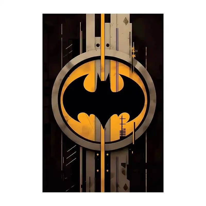 متال پوستر(براق)-طرحbatman  -کد01-سایزA4