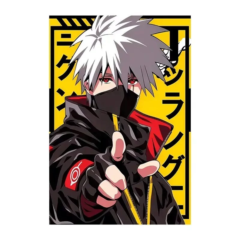 متال پوستر(براق)-طرح Naruto  -کد02-سایزA4