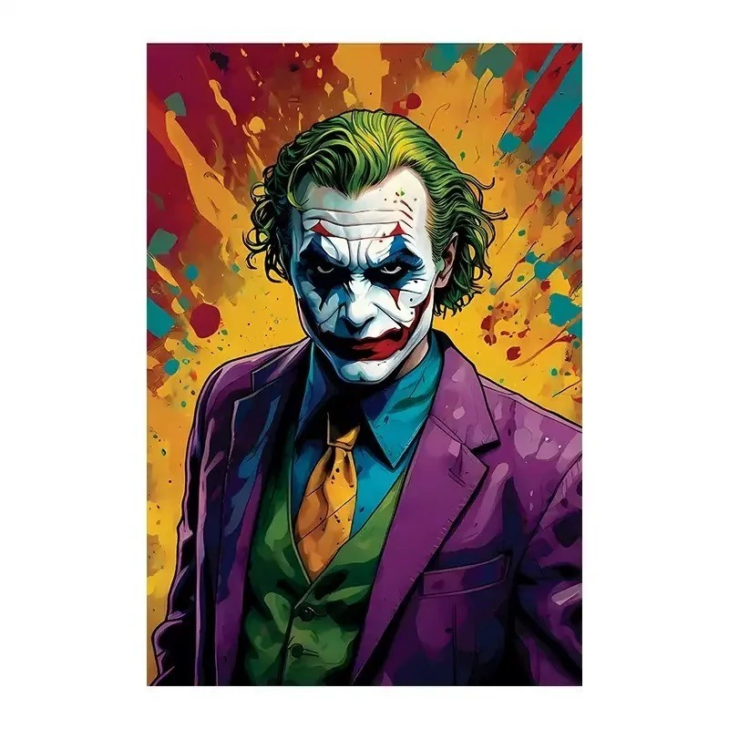 متال پوستر(براق)-طرحjoker -کد02-سایزA4