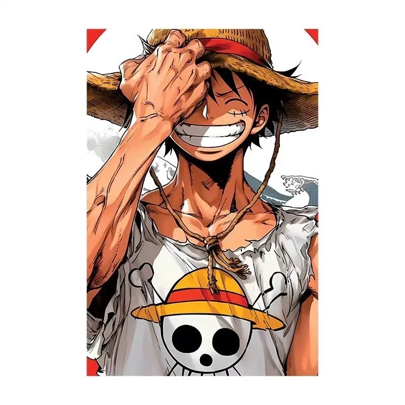 متال پوستر(براق)-طرح one piece -کد01-سایزA4