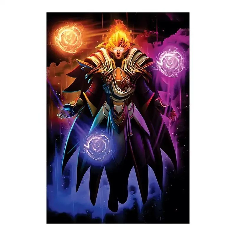 متال پوستر(براق)-طرح Dota2  -کد02-سایزA4
