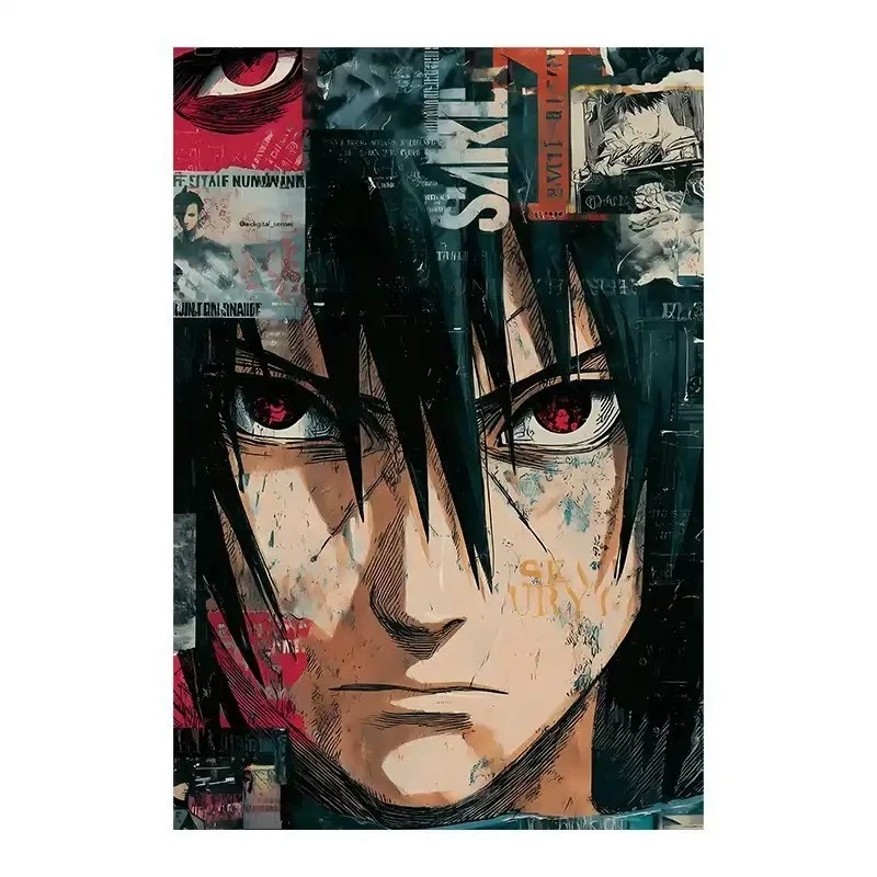 متال پوستر(براق)-طرح Naruto  -کد03-سایزA4