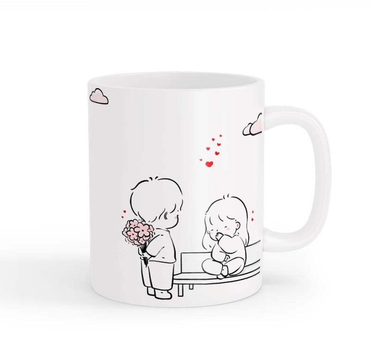 ماگ طرح زوج عاشقانه 025
