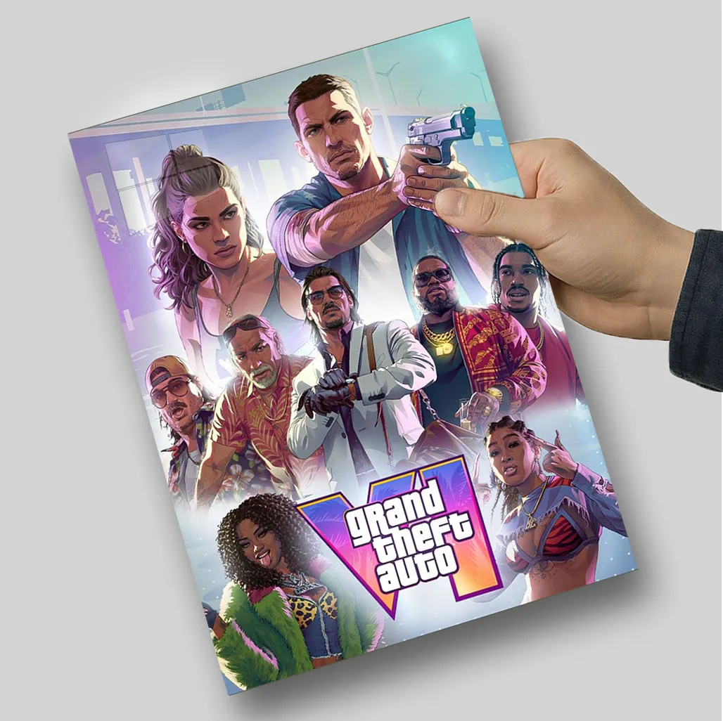 متال پوستر شخصیت‌های GTA VI