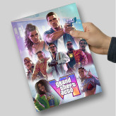متال پوستر شخصیتهای GTA VI