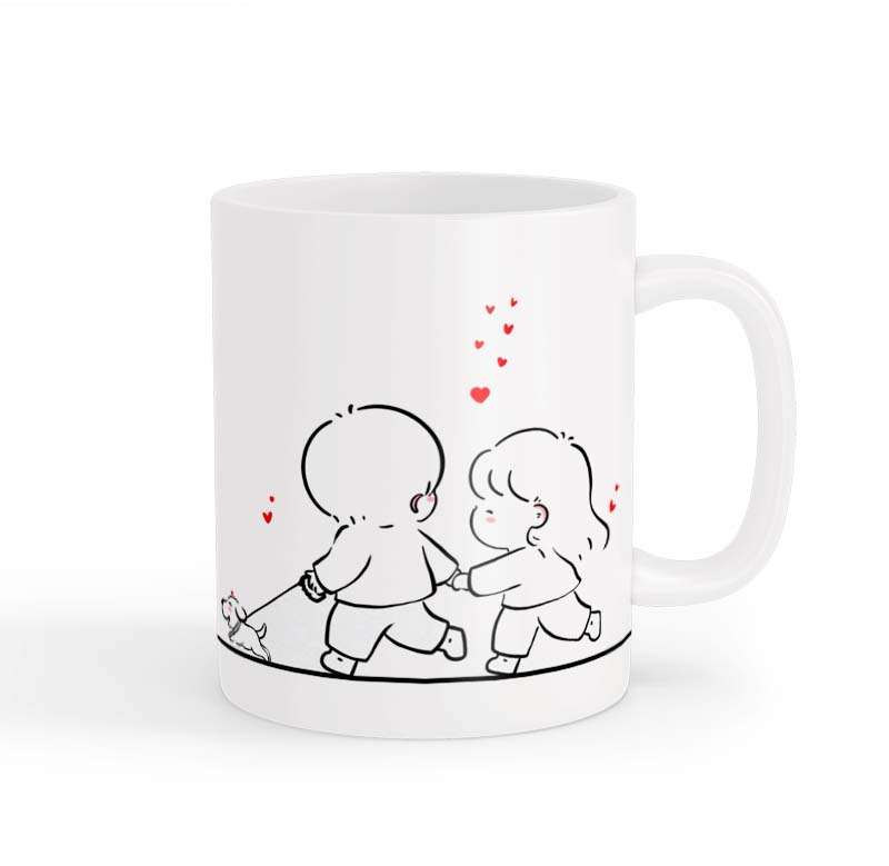 ماگ طرح زوج عاشقانه 013
