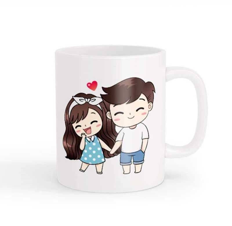 ماگ طرح زوج عاشقانه 021