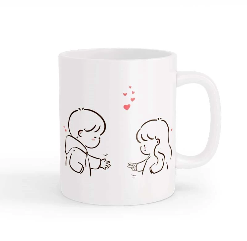 ماگ طرح زوج عاشقانه 019