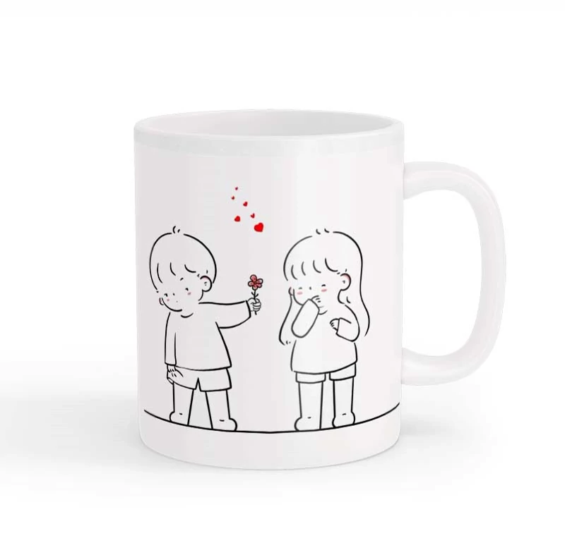 ماگ طرح زوج عاشقانه 023