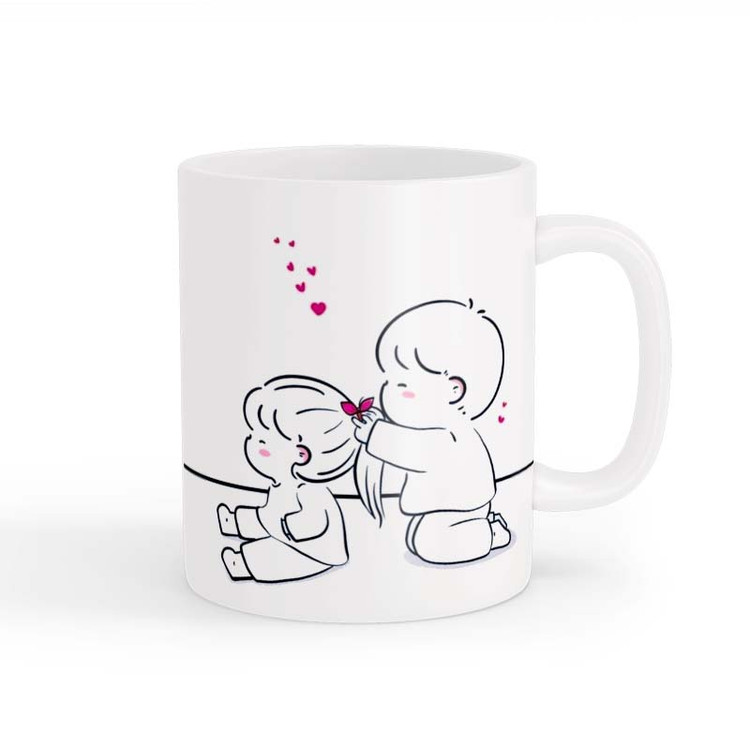 ماگ طرح زوج عاشقانه 016