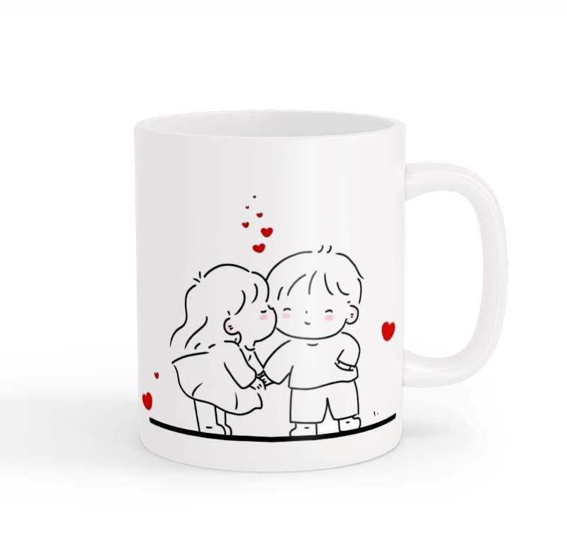 ماگ طرح زوج عاشقانه 012